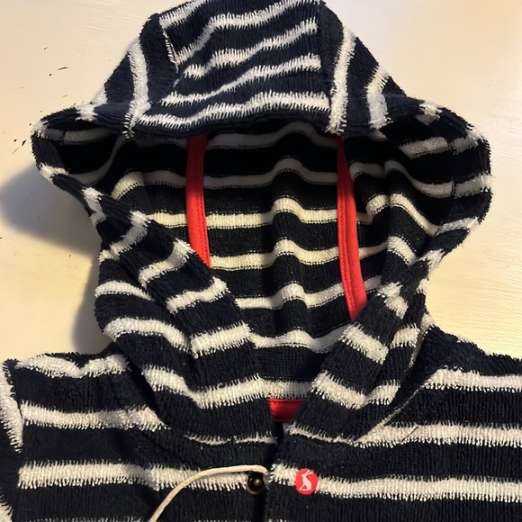 Joules terrycloth hooded onesie 3/6 months - Picture 3 of 7